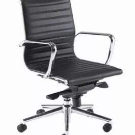 Aria Medium Back Leather Office Armchair