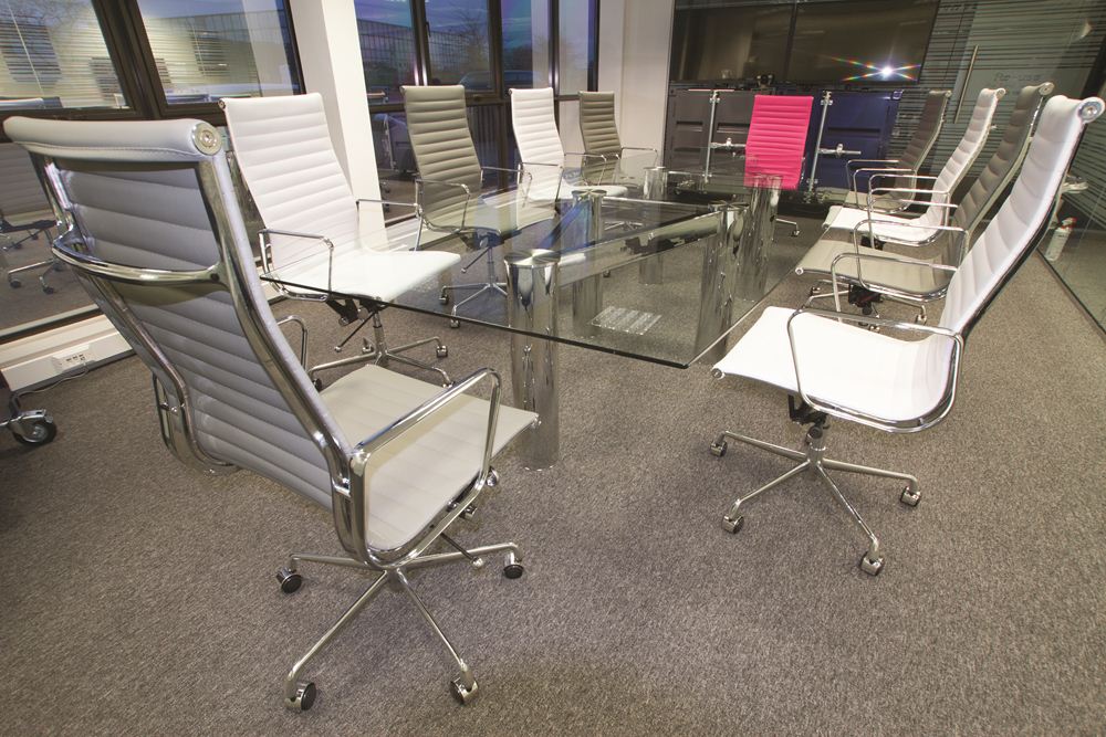 Glass boardroom table store