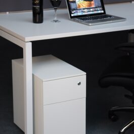 Steel Narrow Low Mobile Pedestal