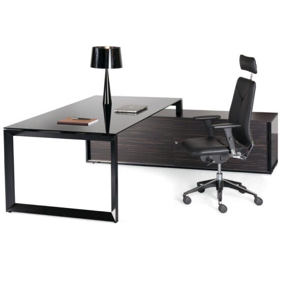 Actium Executive Glass Desk - Image 2