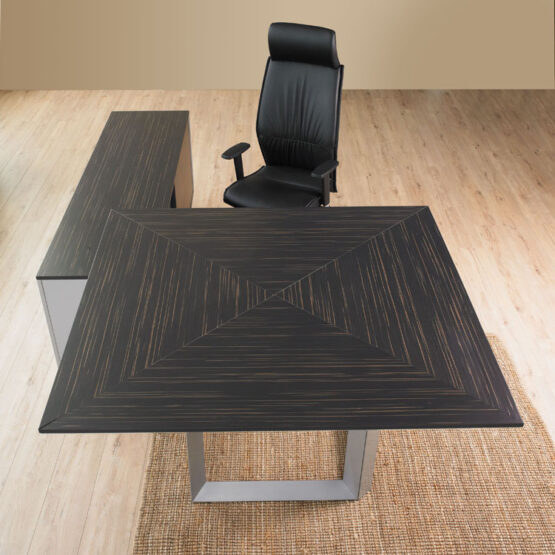 Actium Executive Glass Desk - Image 3
