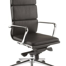 Aria Executive Black Leather Office Chair