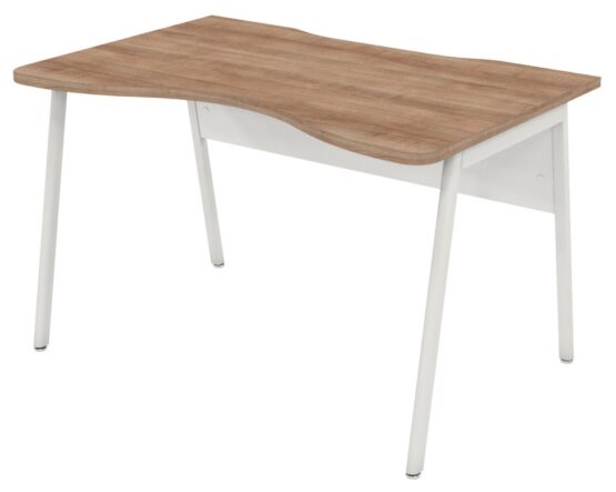 Double Wave Office Desk - Image 6