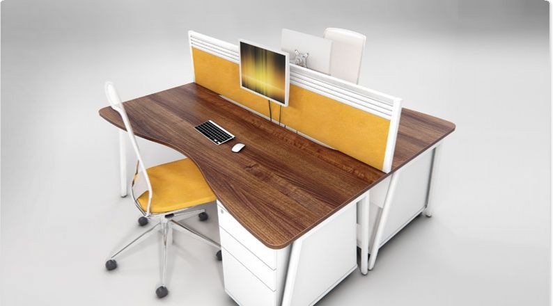 Double wave desk discount