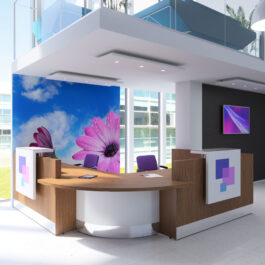 Fulcrum Pro - Reception Desk with Customer Contact Point