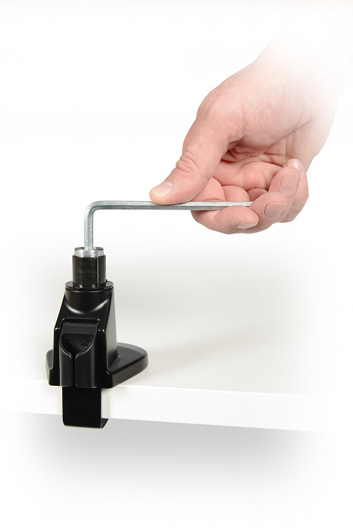 Libero Slimline Gas Lift Monitor Arm for single screen