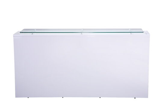 White Gloss Reception Counter - Image 7