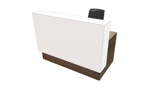 Evoke Compact Reception Desk - Image 2