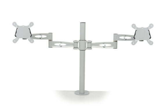 Kardo Pole Mounted Monitor Arms for twin screens