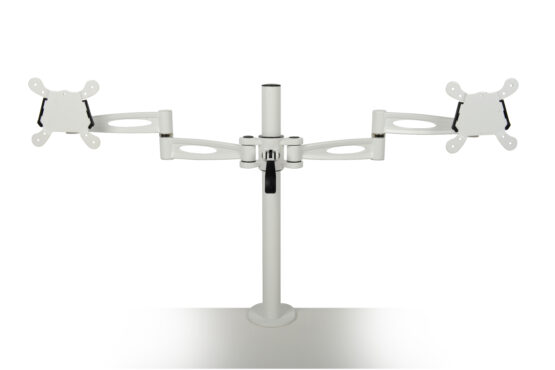 Kardo Pole Mounted Monitor Arms for twin screens