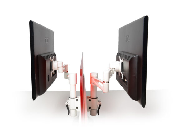 Kardo Tool Rail Mounted Pole Monitor Arm for single screen