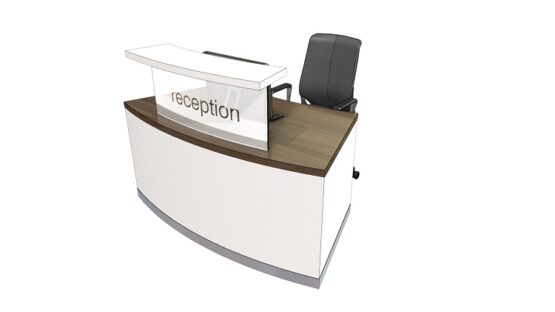 Classic Compact Reception Desk - Image 2