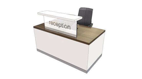 Classic Compact Reception Desk