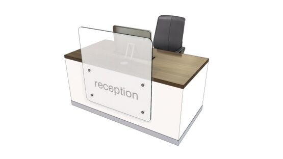 ZED Compact Reception Desk - Image 2