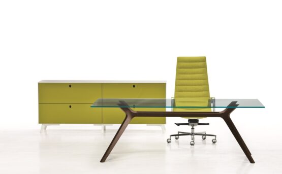Dr Glass Executive Office Desk - Image 7