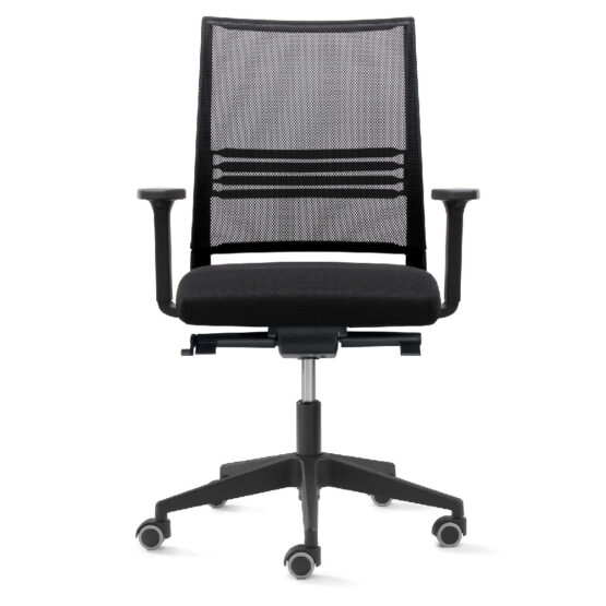SLAT-C Black Mesh Back Task Office Chair