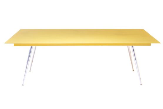 Coloured Glass Frame Office Table