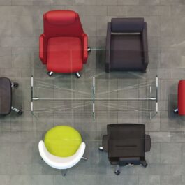 Wire Meeting Table