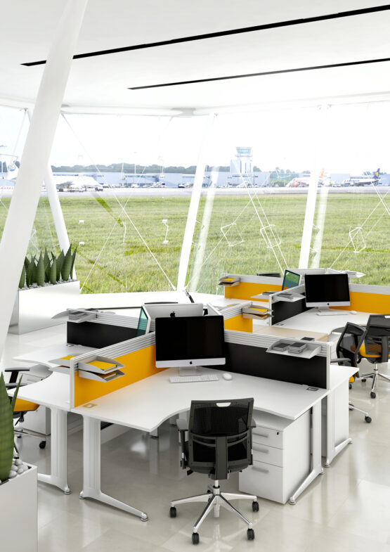 Kassini White Office Desk - Image 17
