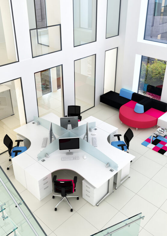 Kassini White Office Desk - Image 22