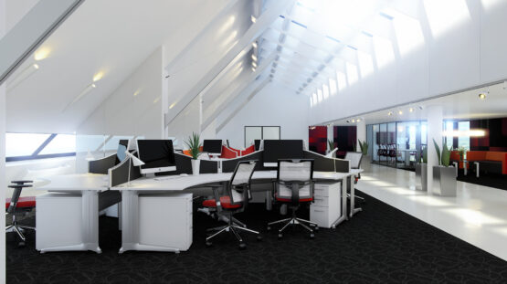 Kassini White Office Desk - Image 19