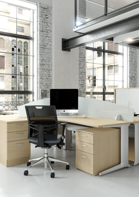 Kassini White Office Desk - Image 24