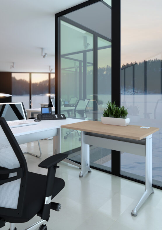 Kassini White Office Desk - Image 11