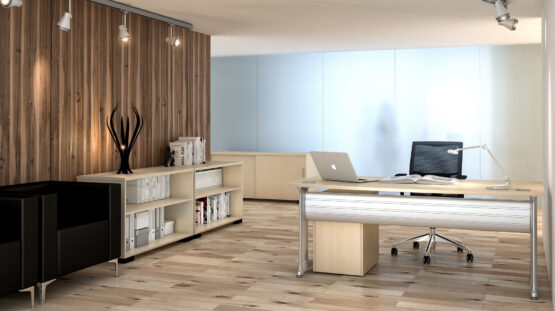 Kassini White Office Desk - Image 25