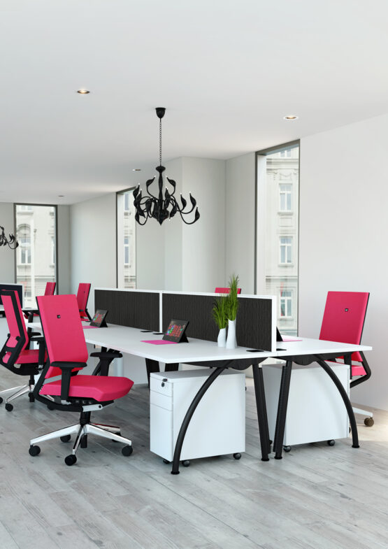 Callisto White Office Desk - Image 7