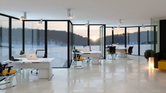 Kassini White Office Desk - Image 30