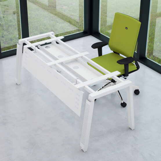 Linnea White Office Bench Desk - Image 18
