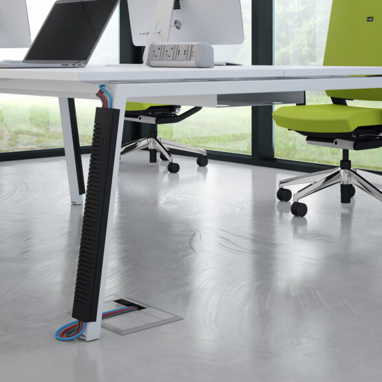 Linnea White Office Bench Desk - Image 10