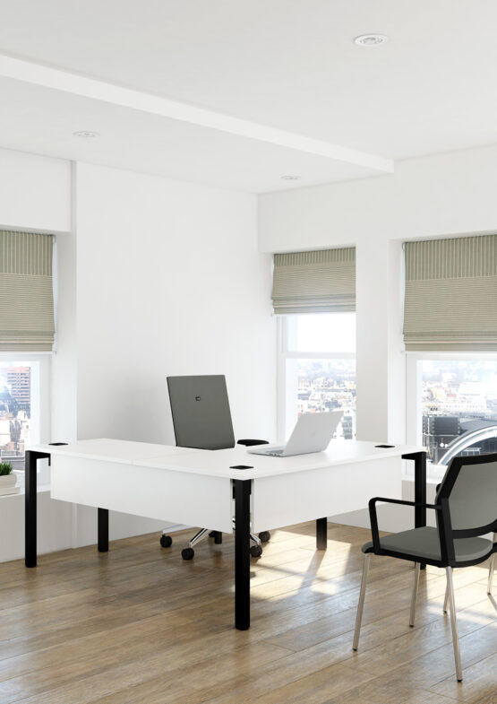 Matrix White Office Bench Desk - Image 12