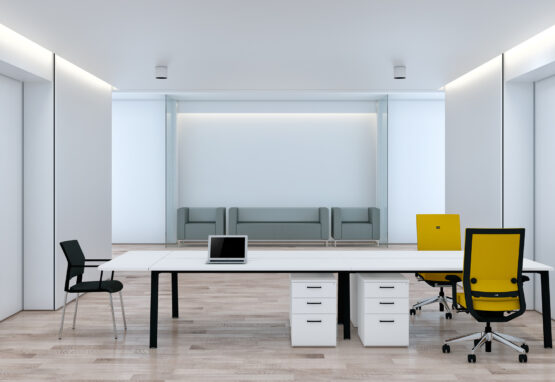 Linnea White Office Bench Desk - Image 27