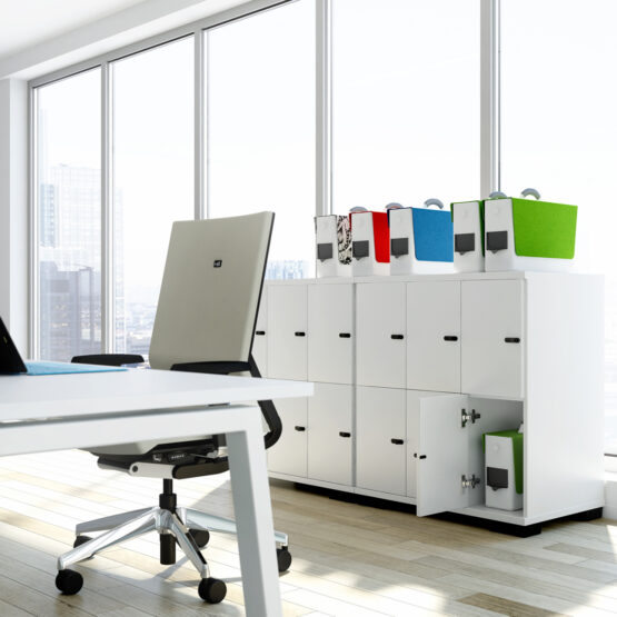 Linnea White Office Bench Desk - Image 39