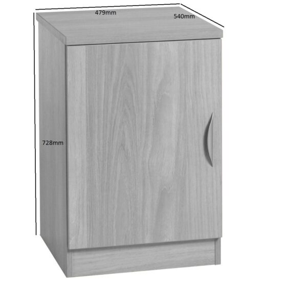 Desk Height Cupboard 480mm Wide - Image 2