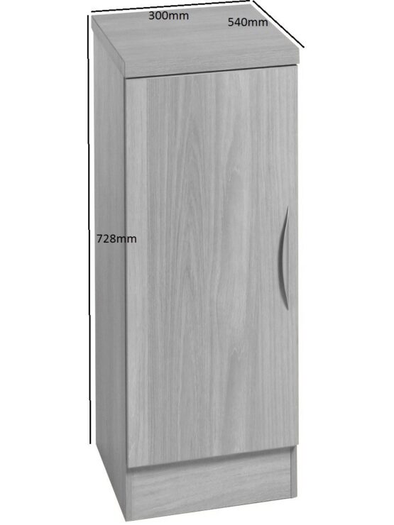 Desk Height Cupboard 300mm Wide - Image 2