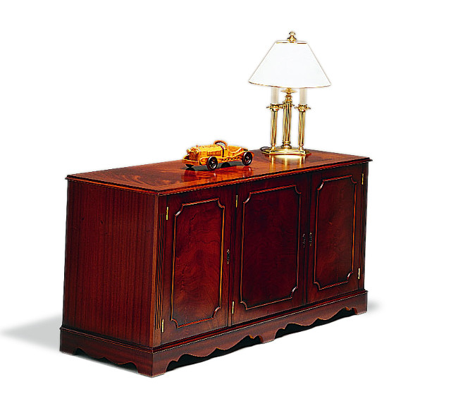 3 Door Fridge Cabinet Credenza Margolis Furniture