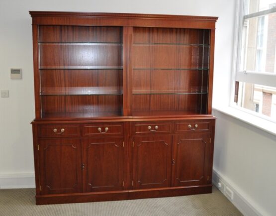 CREDENZA WITH OPEN STORAGE UNIT