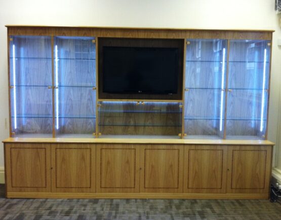 DISPLAY CABINET WITH LIGHTING