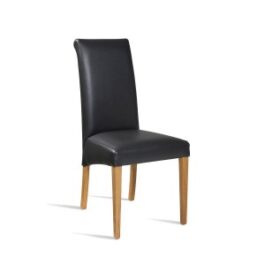 Faux Leather Lynx Side Chair