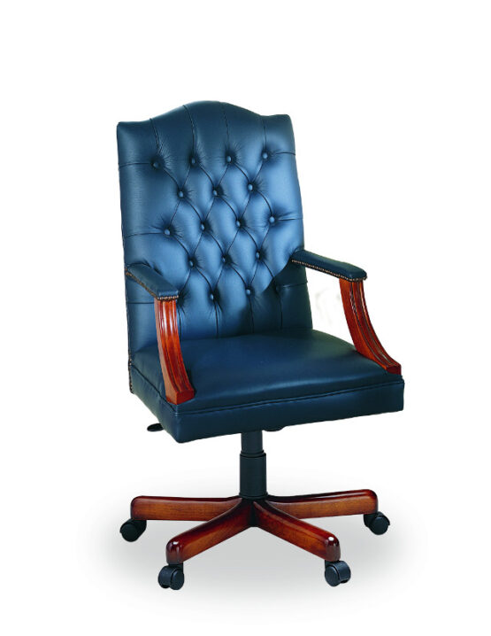 LARGE GAINSBOROUGH SWIVEL CHAIR