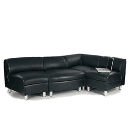 LEATHER MODULAR RECEPTION SEATING COLLECTION