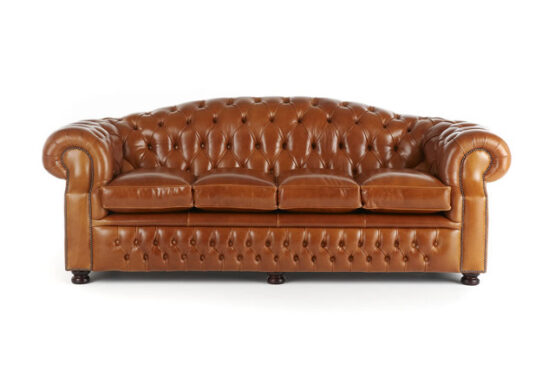 SCHUMANN CHESTERFIELD FOUR SEATER SOFA