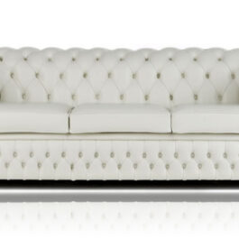 STRAUSS CHESTERFIELD THREE SEATER SOFA