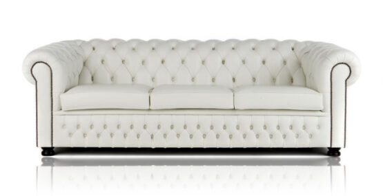 STRAUSS CHESTERFIELD THREE SEATER SOFA