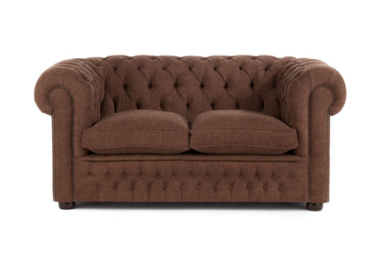 STRAUSS CHESTERFIELD TWO SEATER SOFA