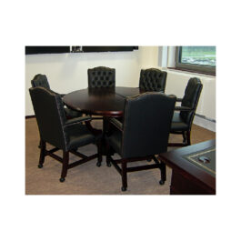 LARGE GAINSBOROUGH ARMCHAIR ON CASTORS