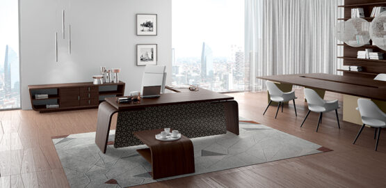 Larus Directional Executive Desk - Image 4