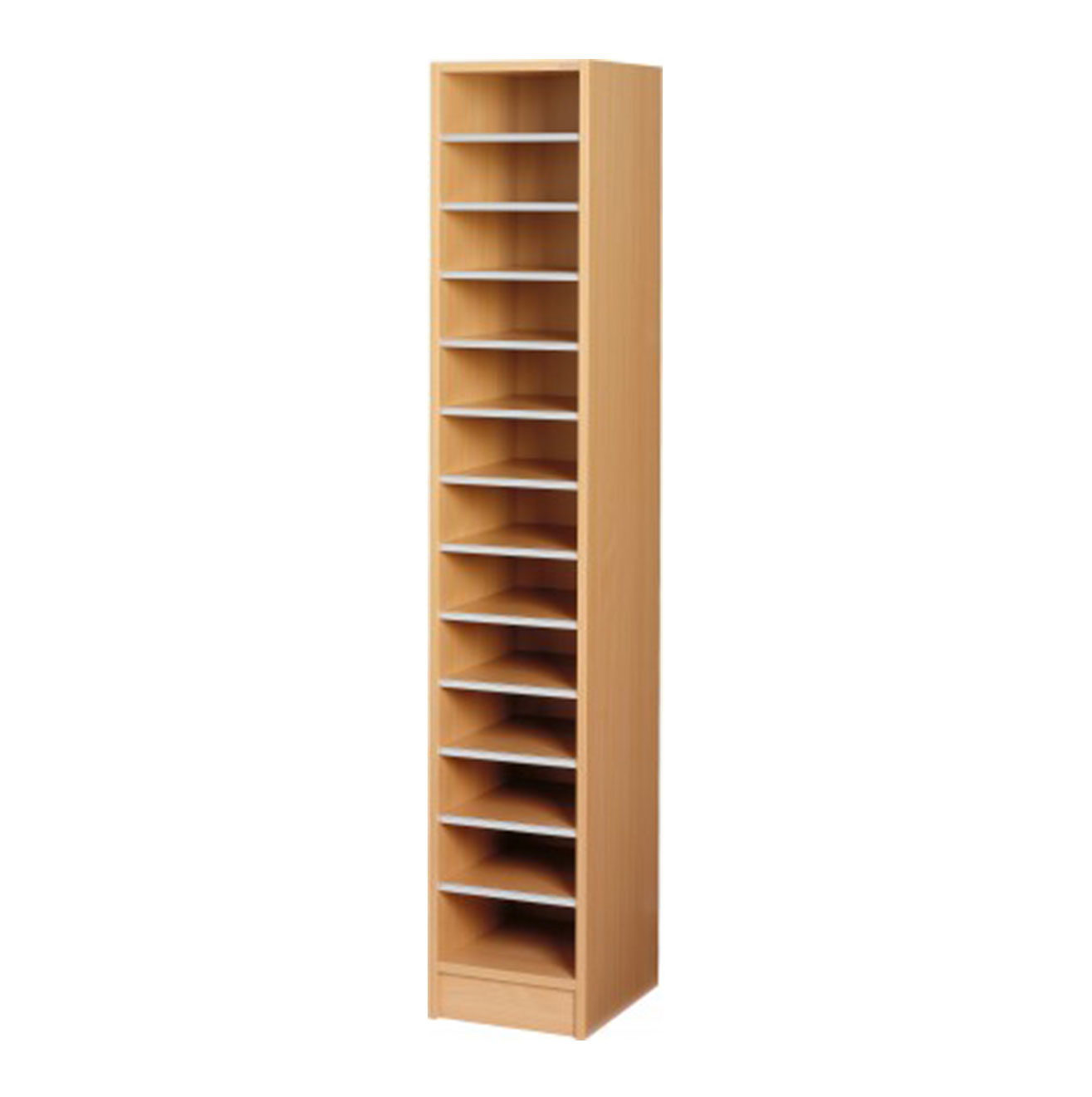 Single Pigeon Hole Cabinet Beech Margolis Furniture